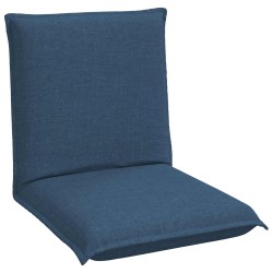Fauteuil de sol ajustable Bleu Tissu 584164584164