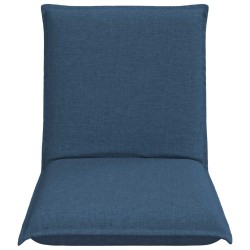 Fauteuil de sol ajustable Bleu Tissu 584164584164