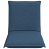 Fauteuil de sol ajustable Bleu Tissu 584164584164