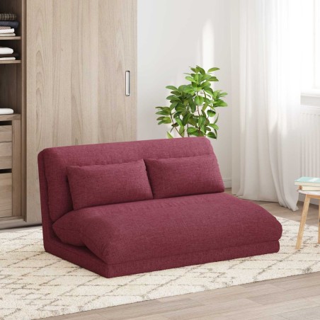 Fauteuil de sol ajustable Bordeaux Tissu 584170584170