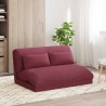 Fauteuil de sol ajustable Bordeaux Tissu 584170584170