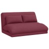 Fauteuil de sol ajustable Bordeaux Tissu 584170584170
