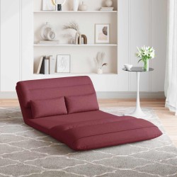 Fauteuil de sol ajustable Bordeaux Tissu 584170584170