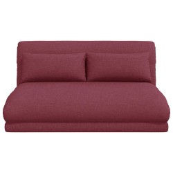 Fauteuil de sol ajustable Bordeaux Tissu 584170584170