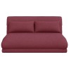 Fauteuil de sol ajustable Bordeaux Tissu 584170584170