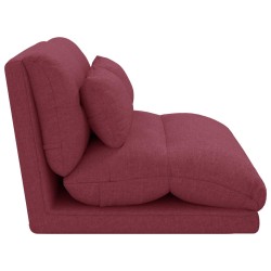 Fauteuil de sol ajustable Bordeaux Tissu 584170584170