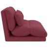 Fauteuil de sol ajustable Bordeaux Tissu 584170584170