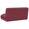 Fauteuil de sol ajustable Bordeaux Tissu 584170584170