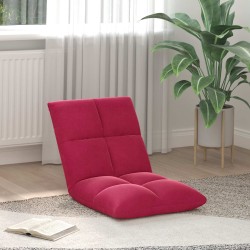 Fauteuil de sol ajustable Bordeaux Velours 584171584171