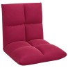 Fauteuil de sol ajustable Bordeaux Velours 584171584171