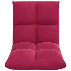Fauteuil de sol ajustable Bordeaux Velours 584171584171