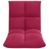 Fauteuil de sol ajustable Bordeaux Velours 584171584171