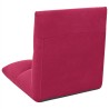 Fauteuil de sol ajustable Bordeaux Velours 584171584171