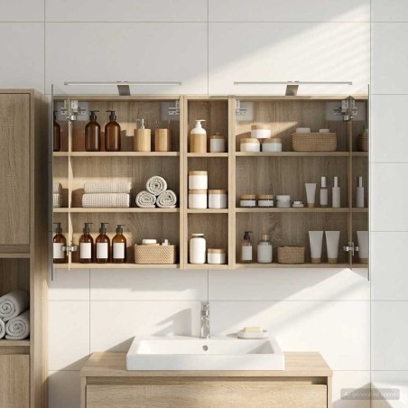 Ensemble de Meubles de Salle de Bain 3 pcs 120 x 14,5 x 70 cm 584172584172