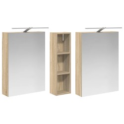 Ensemble de Meubles de Salle de Bain 3 pcs 120 x 14,5 x 70 cm 584172584172