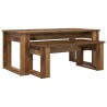Ensemble de tables basses 2 pcs Bois ancien Bois d'ingénierie 584178584178