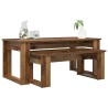 Ensemble de tables basses 2 pcs Bois ancien Bois d'ingénierie 584178584178