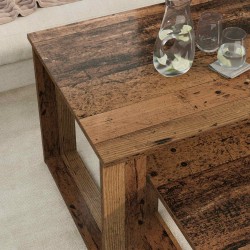 Ensemble de tables basses 2 pcs Bois ancien Bois d'ingénierie 584178584178