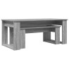 Ensemble de tables basses 2 pcs Gris Sonoma Bois d'ingénierie 584179584179