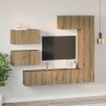 Ensemble meuble TV 6 pcs Chêne artisanal Bois d'ingénierie 584181584181