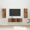 Ensemble meuble TV 2 pcs Bois ancien Bois d'ingénierie 584184584184