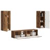 Ensemble meuble TV 2 pcs Bois ancien Bois d'ingénierie 584184584184