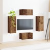 Ensemble meuble TV 2 pcs Bois ancien Bois d'ingénierie 584184584184