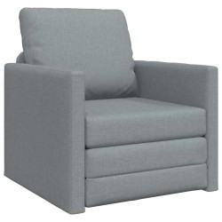 Canapé-Lit 60cm Gris clair tissu 584186584186