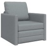 Canapé-Lit 60cm Gris clair tissu 584186584186