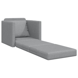 Canapé-Lit 60cm Gris clair tissu 584186584186