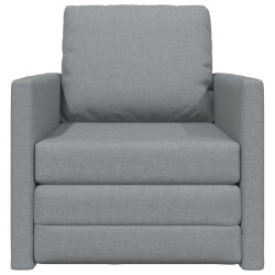 Canapé-Lit 60cm Gris clair tissu 584186584186