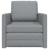 Canapé-Lit 60cm Gris clair tissu 584186584186