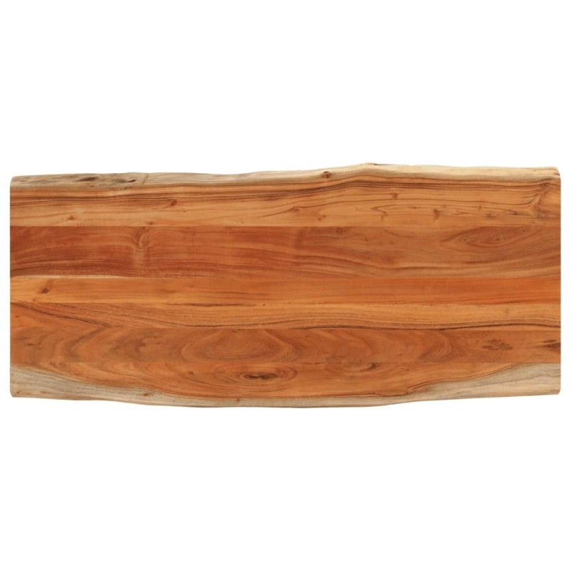 Dessus de table 140x60x2,5cm rectangulaire bois massif d'acacia 584187584187