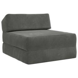 Canapé-lit pliable Gris foncé 60 x 70 x 41 cm Tissu 584189584189