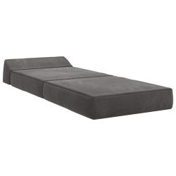 Canapé-lit pliable Gris foncé 60 x 70 x 41 cm Tissu 584189584189
