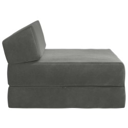 Canapé-lit pliable Gris foncé 60 x 70 x 41 cm Tissu 584189584189