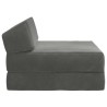 Canapé-lit pliable Gris foncé 60 x 70 x 41 cm Tissu 584189584189