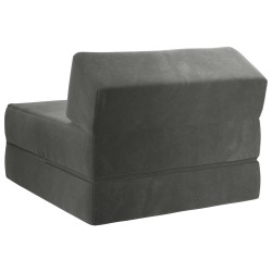 Canapé-lit pliable Gris foncé 60 x 70 x 41 cm Tissu 584189584189