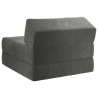 Canapé-lit pliable Gris foncé 60 x 70 x 41 cm Tissu 584189584189