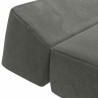 Canapé-lit pliable Gris foncé 60 x 70 x 41 cm Tissu 584189584189