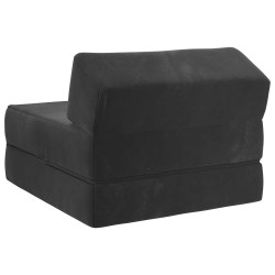 Canapé-lit pliable Noir 60 x 70 x 41 cm Tissu 584190584190