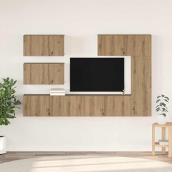 Ensemble meuble TV 6 pcs Chêne artisanal Bois d'ingénierie 584196584196