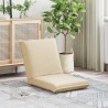 Fauteuil de sol ajustable Crème Tissu 584204584204