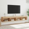 Meubles TV avec lumières LED 2 pcs chêne sonoma 100x30x30 cm 584207584207