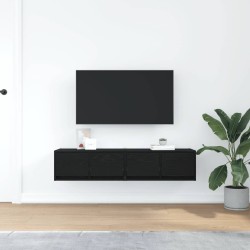 Meubles TV 2 pcs chêne noir 60x31x25,5 cm bois d'ingénierie 584208584208
