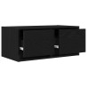 Meubles TV 2 pcs chêne noir 60x31x25,5 cm bois d'ingénierie 584208584208