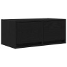 Meubles TV 2 pcs chêne noir 60x31x25,5 cm bois d'ingénierie 584208584208