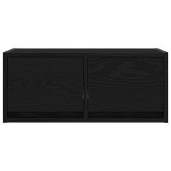 Meubles TV 2 pcs chêne noir 60x31x25,5 cm bois d'ingénierie 584208584208