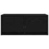 Meubles TV 2 pcs chêne noir 60x31x25,5 cm bois d'ingénierie 584208584208