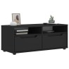Meuble TV VISNES noir 100x40x38 cm bois d'ingénierie 584209584209